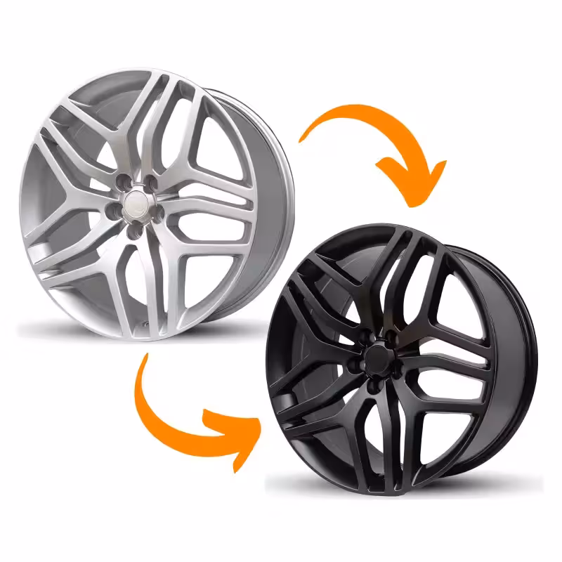 Powder coating finish