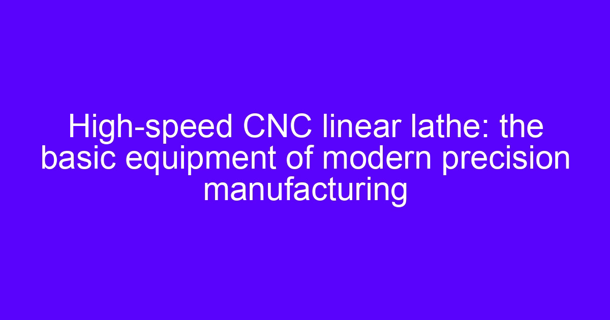 Precision CNC for medical equipment parts on a high-speed CNC lathe