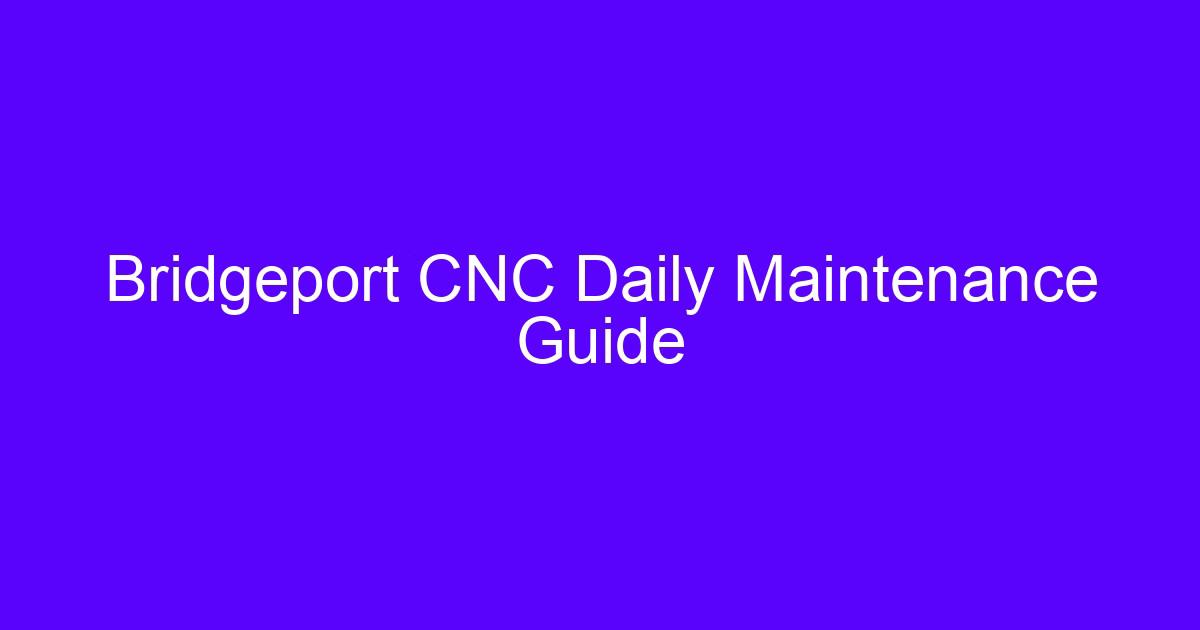 Daily maintenance of CNC aircraft grinders on a surface grinder