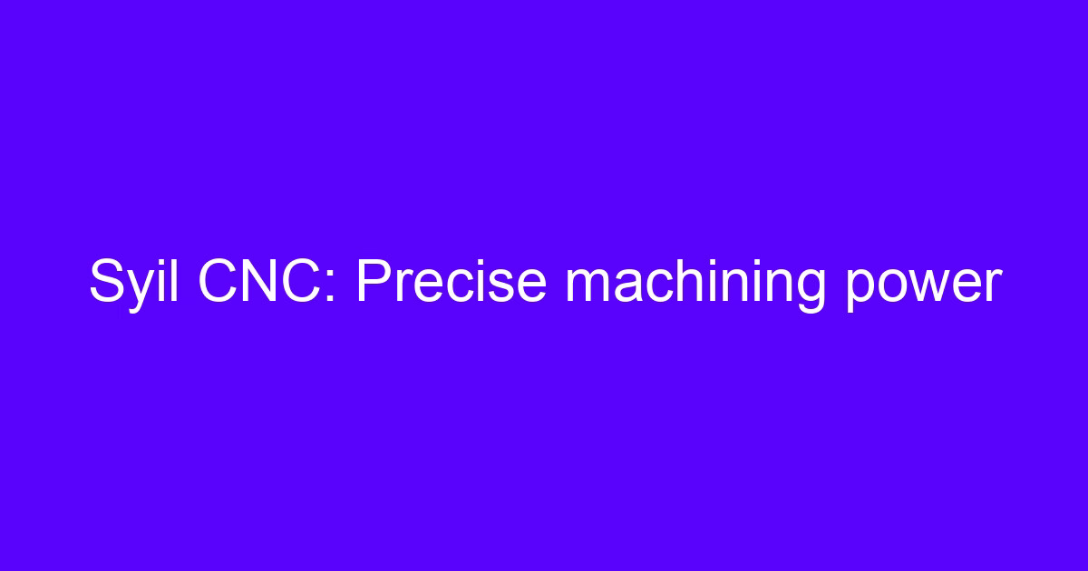 Syil X5 CNC mill review setup on a benchtop with a machined aluminum part