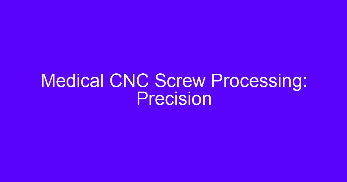 Precision CNC medical parts machined on a five-axis center