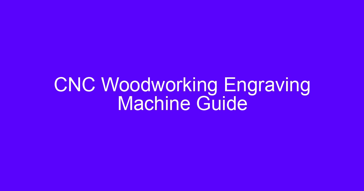 Wood CNC machining and engraving machine cutting a panel