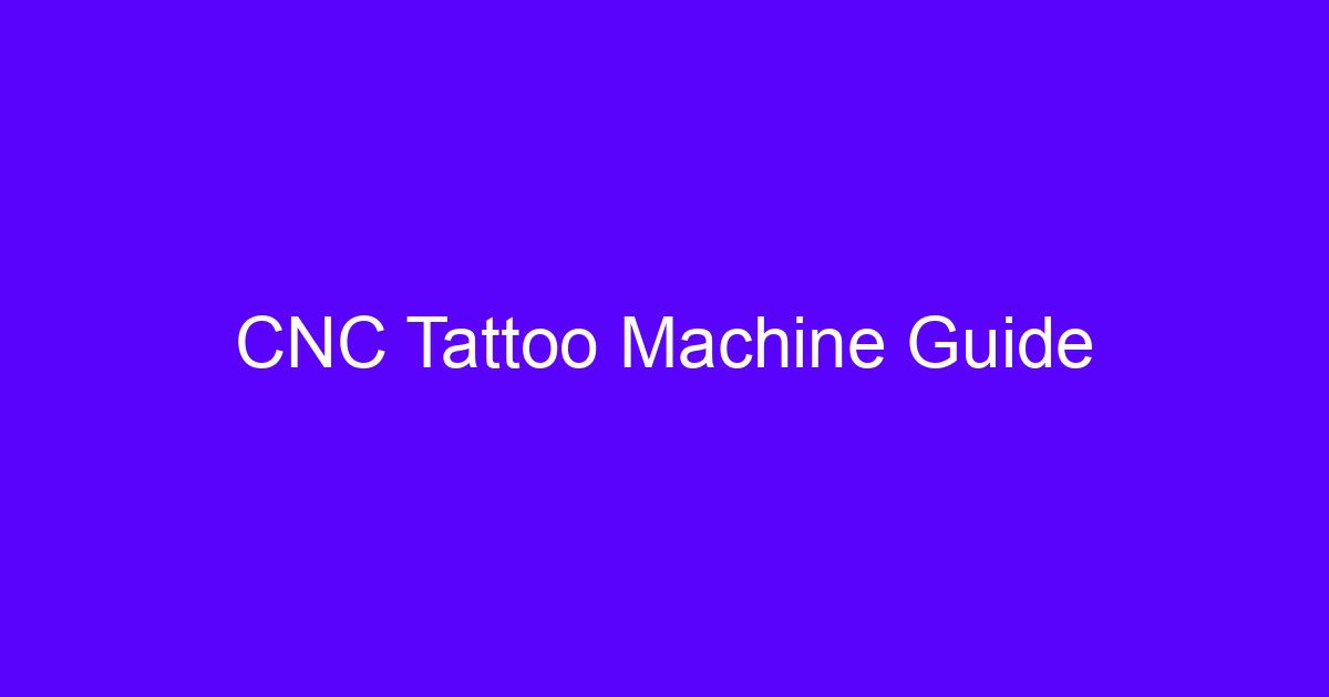 CNC Tattoo Machine Guide frame and drive housing