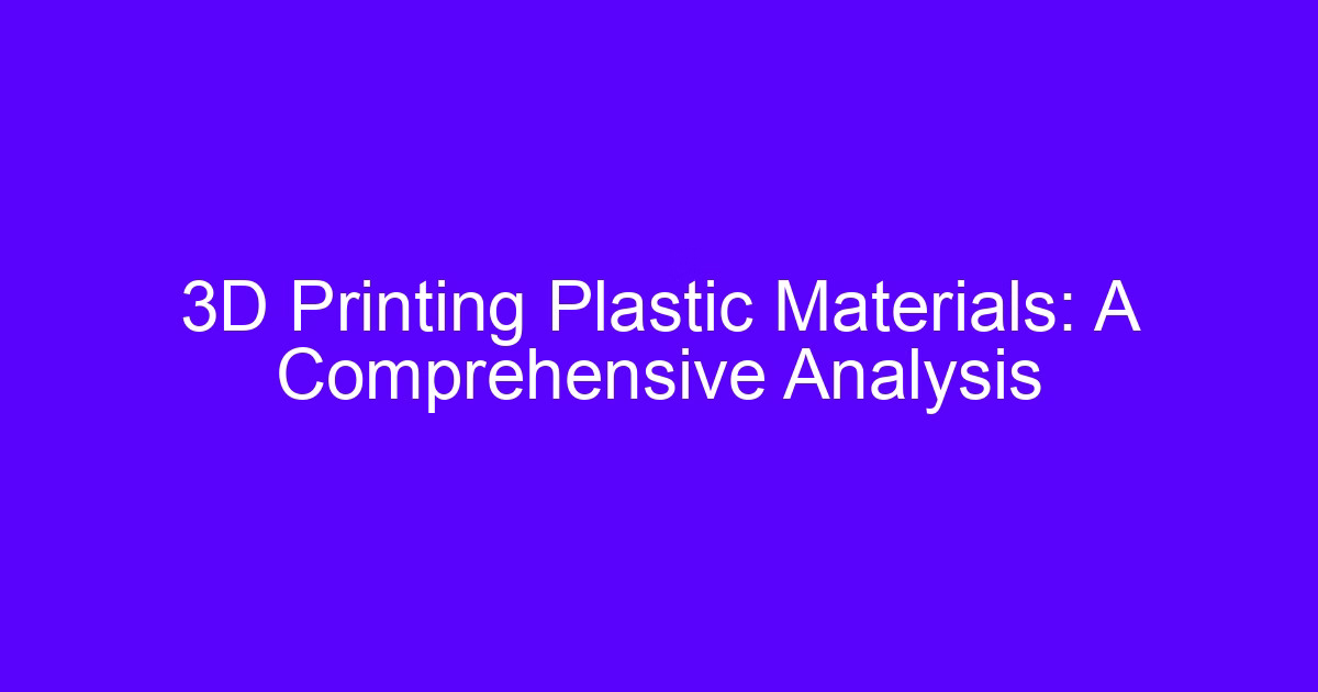 Overview of biocompatible 3D printing materials used in medical devices