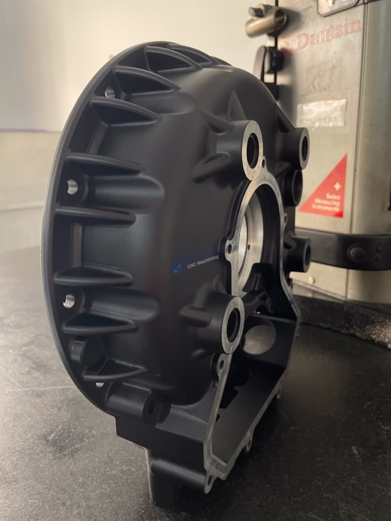 tight tolerance CNC machining services on a machined metal part