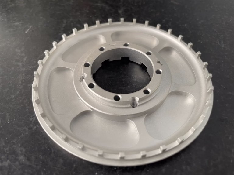 CNC alloy machining on a 5-axis machining center