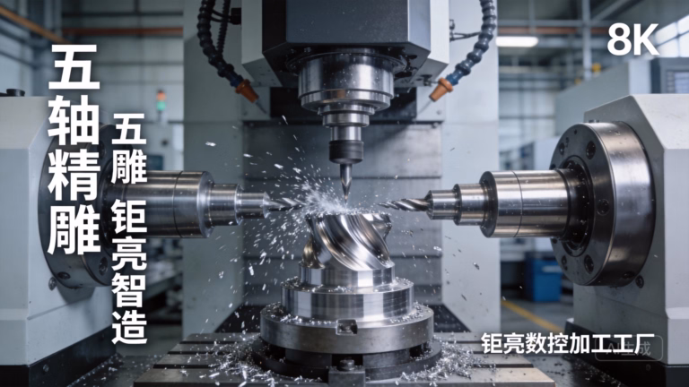 optimization cnc alloy machining setup on a 5-axis machining center