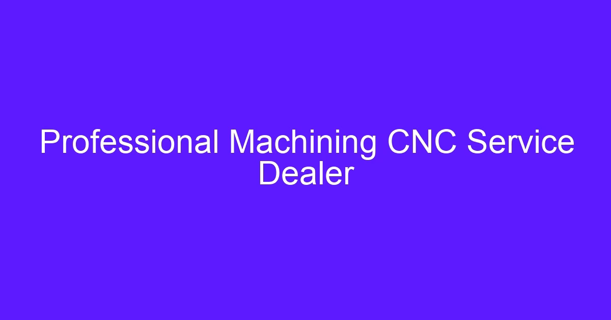 Professional Machining CNC Service Dealer reviewing a machined part