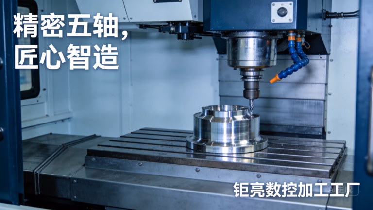 CNC machining custom fast on a 4-axis mill