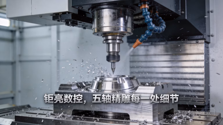 service for cnc steel machined parts on a machining center